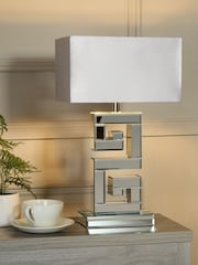 Searchlight Chrome Tetris Table Lamp - Image 1 of 4