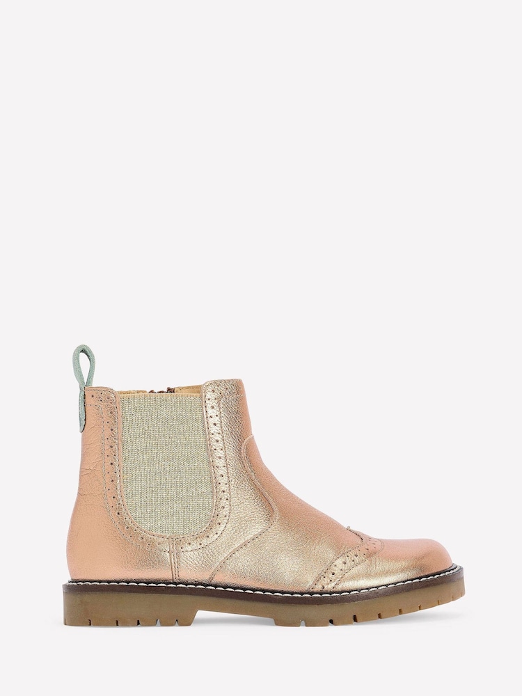 Boden Metallic Leather Chelsea Boots - Image 1 of 3