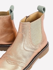 Boden Metallic Leather Chelsea Boots - Image 3 of 3