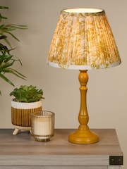 Searchlight Mustard Dorothy Spindle Table Lamp - Image 1 of 4