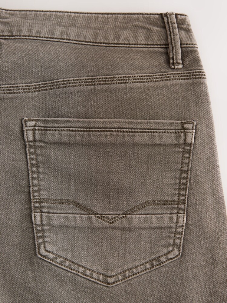 Brown Wash Skinny Fit Comfort Stretch Jeans - Image 5 of 5