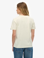 Superdry White Lo-fi Outdoors Relaxed T-Shirt - Image 3 of 5