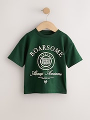 Green Tiger Short Sleeve Graphic T-Shirts 3 Pack (3mths-7yrs) - Image 4 of 7