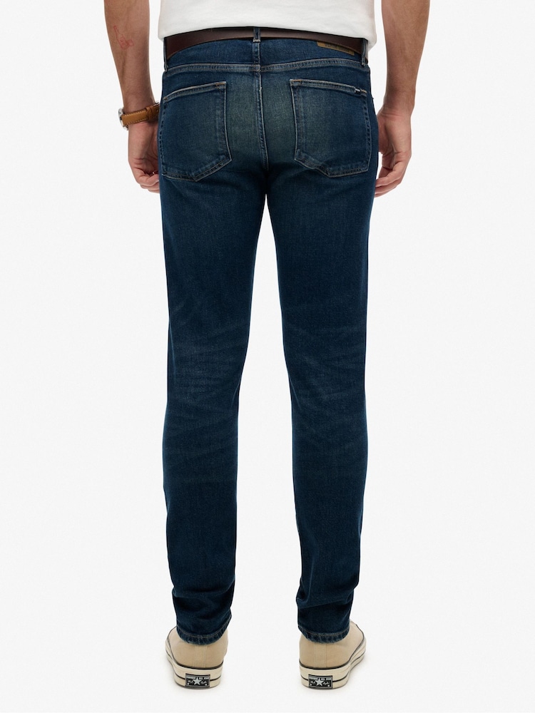 Superdry Blue Vintage Slim Jeans - Image 2 of 7 Superdry Blue Vintage Slim Jeans - Image 2 of 7
