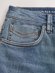 Blue - Motionflex Air Regular Tapered Fit Motionflex Jeans - Image 11 of 12