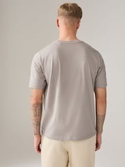 Neutral Regular Fit Essential Crew Neck Cotton T-Shirt - Image 4 of 8