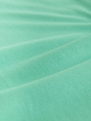 Green Mint Slim Fit Essential Crew Neck Cotton T-Shirt - Image 6 of 7