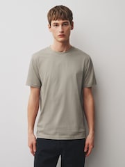 Neutral Relaxed Fit Essential Crew Neck Cotton T-Shirt - Image 1 of 7