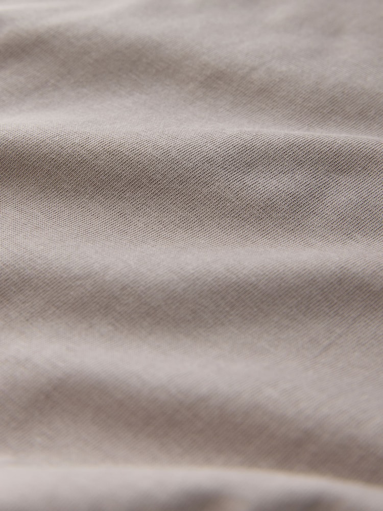 Neutral Relaxed Fit Essential Crew Neck Cotton T-Shirt - Image 7 of 7