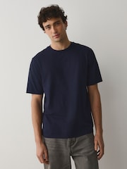 أزرق نيلي - تلبيس قياسي - حزمة من 6 تيشرتات من القطن Essential - صورة 10 من 15