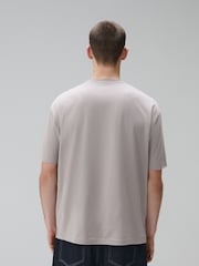 Neutral Flint Relaxed Fit Essential Crew Neck Cotton T-Shirt - Image 3 of 7