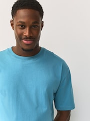 Blue Marine Relaxed Fit Essential Crew Neck Cotton T-Shirt - Image 3 of 7