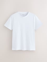 은은한 파스텔톤 핑크/세이지/아쿠아/화이트/네이비/블랙 - 슬림 핏  - 에센셜 코튼 티셔츠 6 팩 - 15의 이미지 12