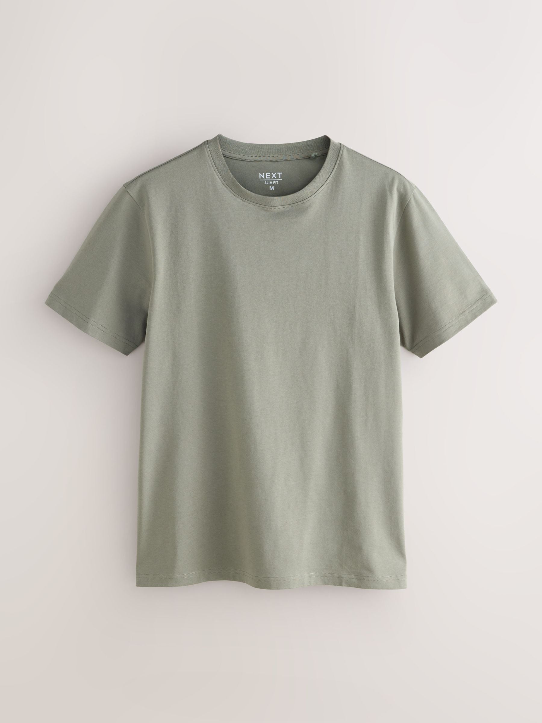 その他 SalsatioRound NeckT-Shirt Dusky Green XS Buy Dusky Pastels Pink/Sage/Aqua/White/Navy/Black Slim Fit