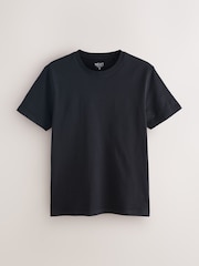 은은한 파스텔톤 핑크/세이지/아쿠아/화이트/네이비/블랙 - 슬림 핏  - 에센셜 코튼 티셔츠 6 팩 - 15의 이미지 8