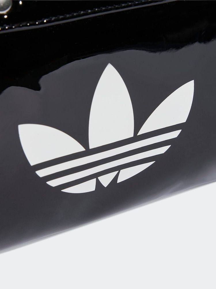 أسود - حقيبة بولينج صغيرة تشكيلة Adicolor من adidas Originals - صورة 5 من 5