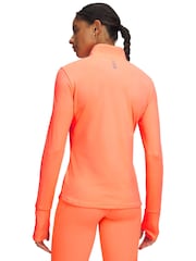 Under Armour Orange Launch Pro Half Zip Run Sweat Top - Image 2 of 3
