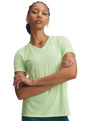 Under Armour White/Black Tech V Neck T-Shirt - Image 1 of 3