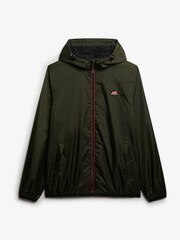 Superdry Brown Colourblock Hooded Puffer Jacket - Image 6 of 7