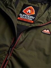 Superdry Brown Colourblock Hooded Puffer Jacket - Image 7 of 7