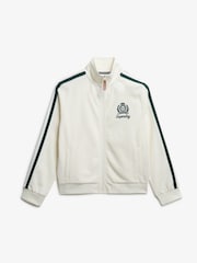 Superdry White Country Club Track Top - Image 6 of 7