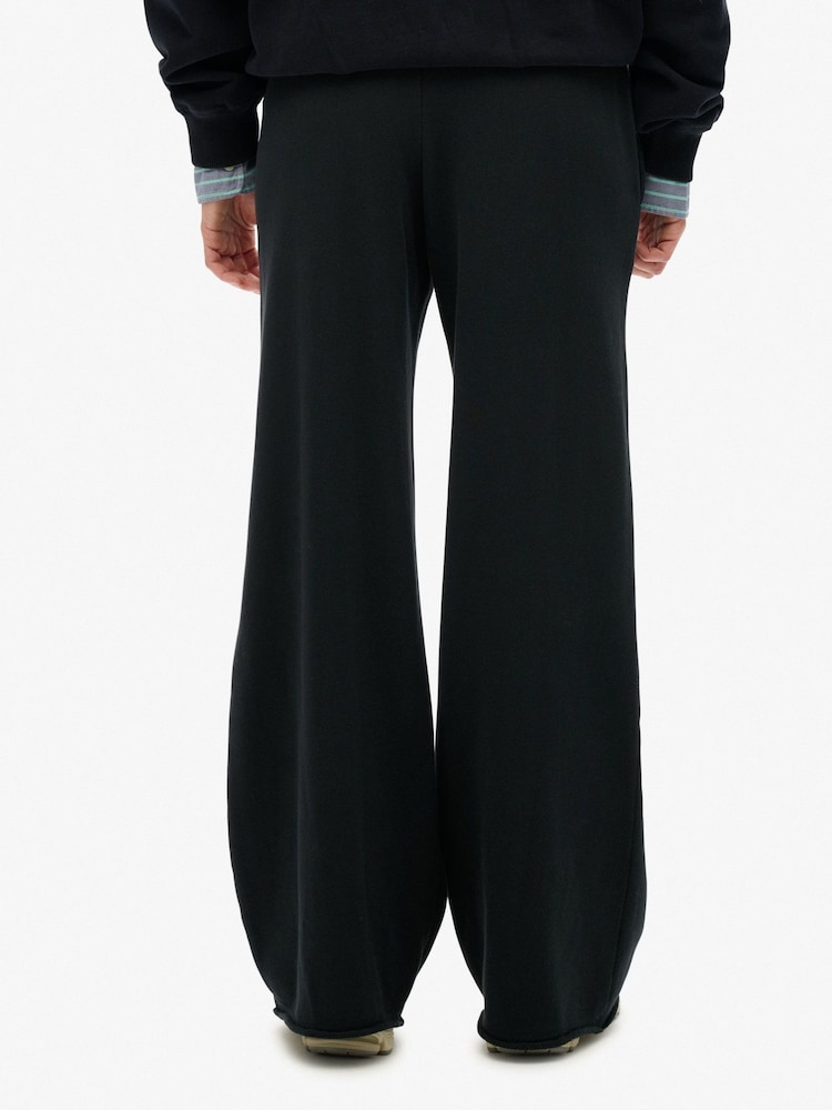 Superdry Blue Athletic Essentials Straight Leg Joggers - Image 2 of 7 Superdry Blue Athletic Essentials Straight Leg Joggers - Image 2 of 7