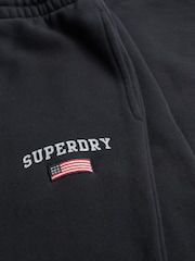 Superdry Blue Athletic Essentials Straight Leg Joggers - Image 7 of 7
