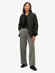 Superdry Black Short Quilted Liner Jacket - Image 5 of 8