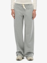 Superdry Grey Athletic Essentials Straight Leg Joggers - Image 1 of 7