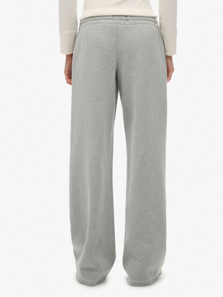 Superdry Grey Athletic Essentials Straight Leg Joggers - Image 2 of 7