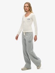 Superdry Grey Athletic Essentials Straight Leg Joggers - Image 6 of 7