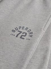 Superdry Grey Athletic Essentials Straight Leg Joggers - Image 7 of 7