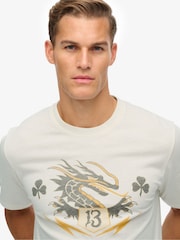 Superdry Cream Campaign Souvenir Loose T-Shirt - Image 5 of 6
