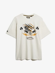 Superdry Cream Campaign Souvenir Loose T-Shirt - Image 6 of 6