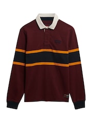 Superdry Vintage Athletic Stripe Rugby Shirt - Imagem 6 de 6