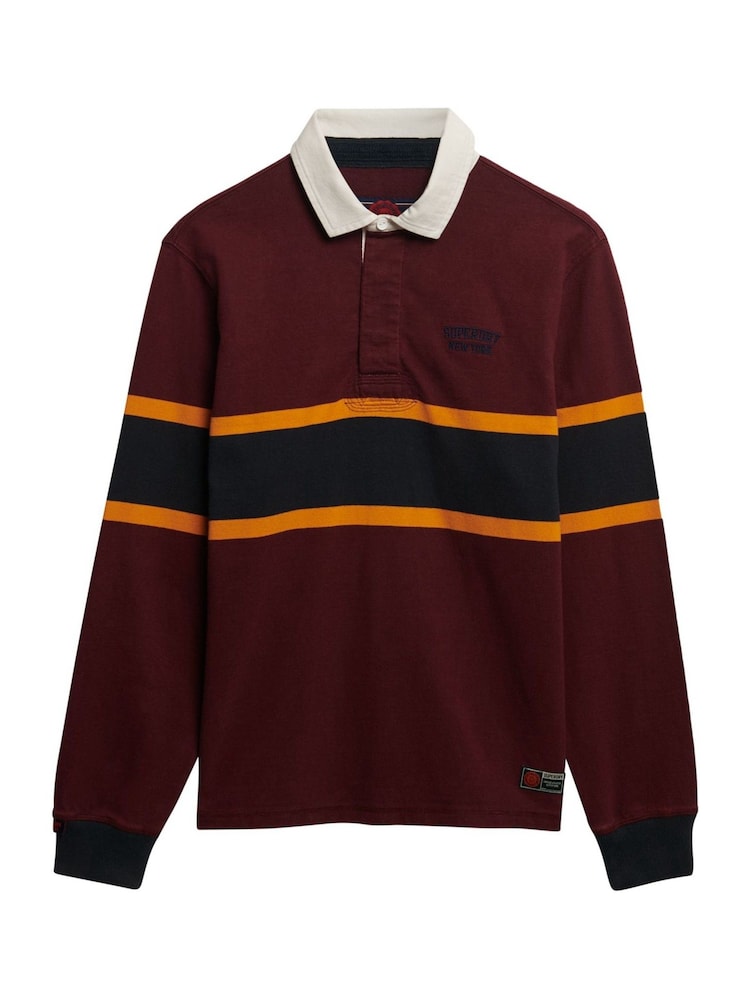 Superdry Vintage Athletic Stripe Rugby Shirt - Imagem 6 de 6