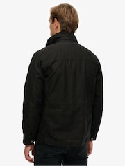 Superdry Black Collared M65 Jacket - Image 3 of 8