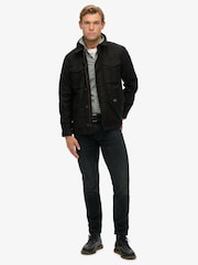 Superdry Black Collared M65 Jacket - Image 4 of 8