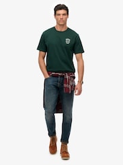 Superdry Green Athletic Club T-Shirt - Image 1 of 7