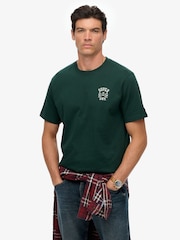 Superdry Green Athletic Club T-Shirt - Image 2 of 7