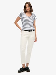 Superdry White Studios Scoop Neck T-Shirt - Image 2 of 5