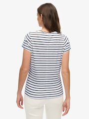Superdry White Studios Scoop Neck T-Shirt - Image 4 of 5