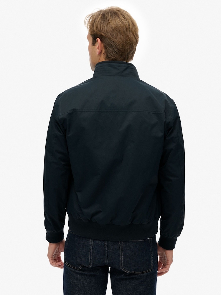 Superdry Blue Modern Sports Jacket - Image 2 of 8 Superdry Blue Modern Sports Jacket - Image 2 of 8