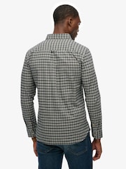 Superdry Blue Premium Check Oxford Shirt - Image 3 of 7