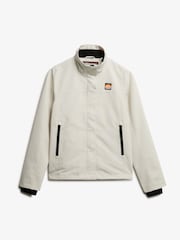 Superdry White Non Hooded Shell Jacket - Image 6 of 6