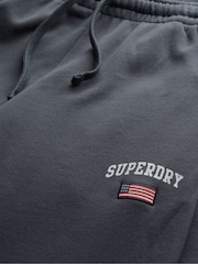 Superdry Grey Athletic Essentials Straight Leg Joggers - Image 7 of 7