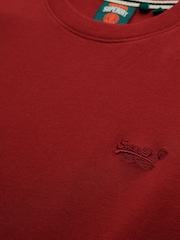 Superdry Red Essential Logo T-Shirt - Image 6 of 6