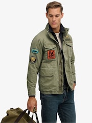 Superdry Green Patched M65 Jacket - Image 5 of 7