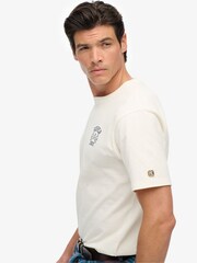 Superdry White Athletic Club T-Shirt - Image 3 of 7