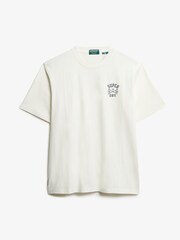 Superdry White Athletic Club T-Shirt - Image 6 of 7